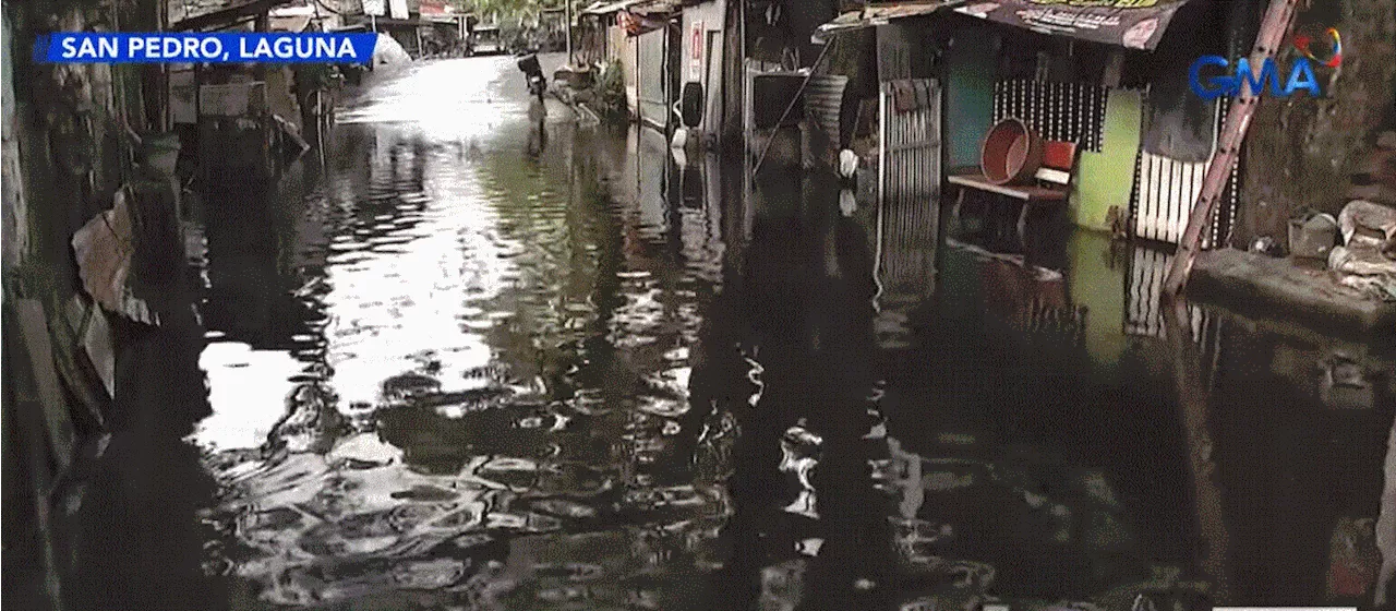 Residents fall ill as barangay in Laguna remains flooded