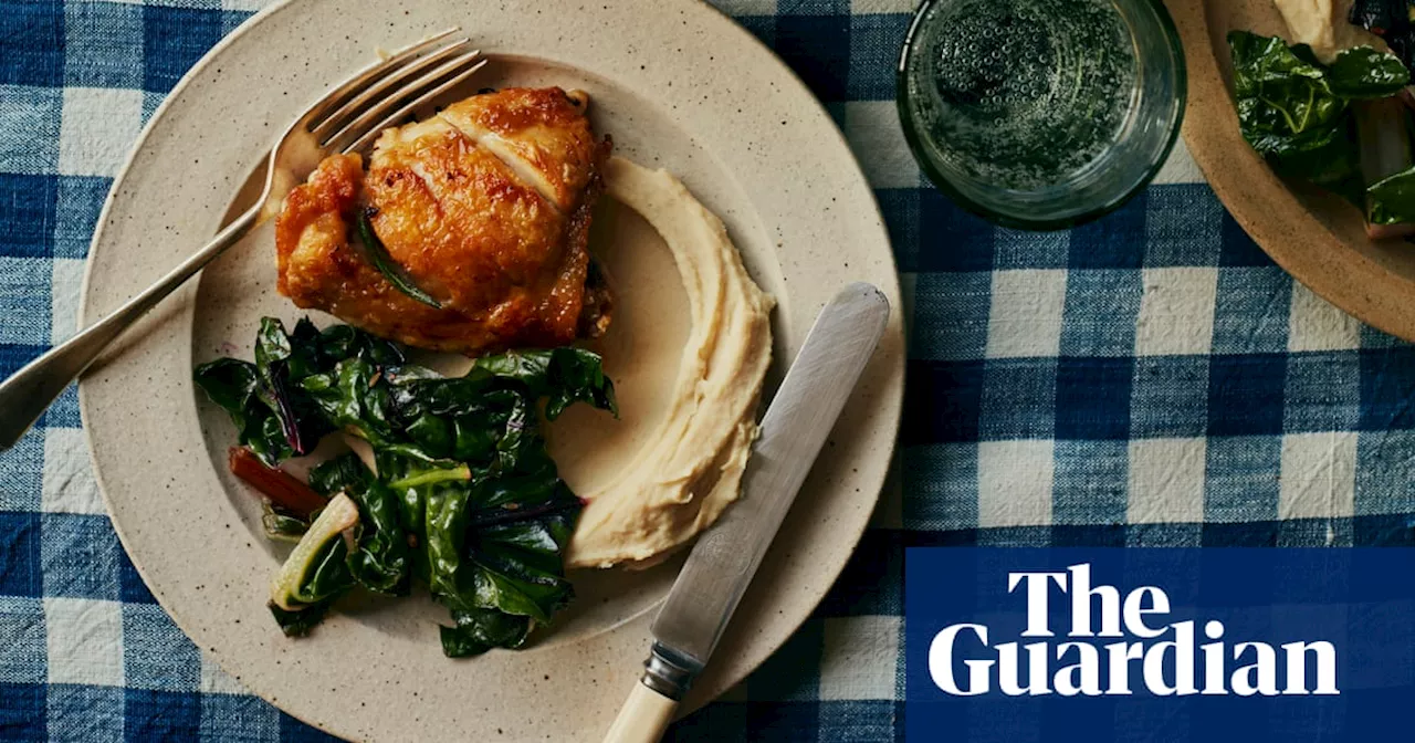 Rukmini Iyer’s quick and easy recipe for pan-roast chicken with butter bean mash