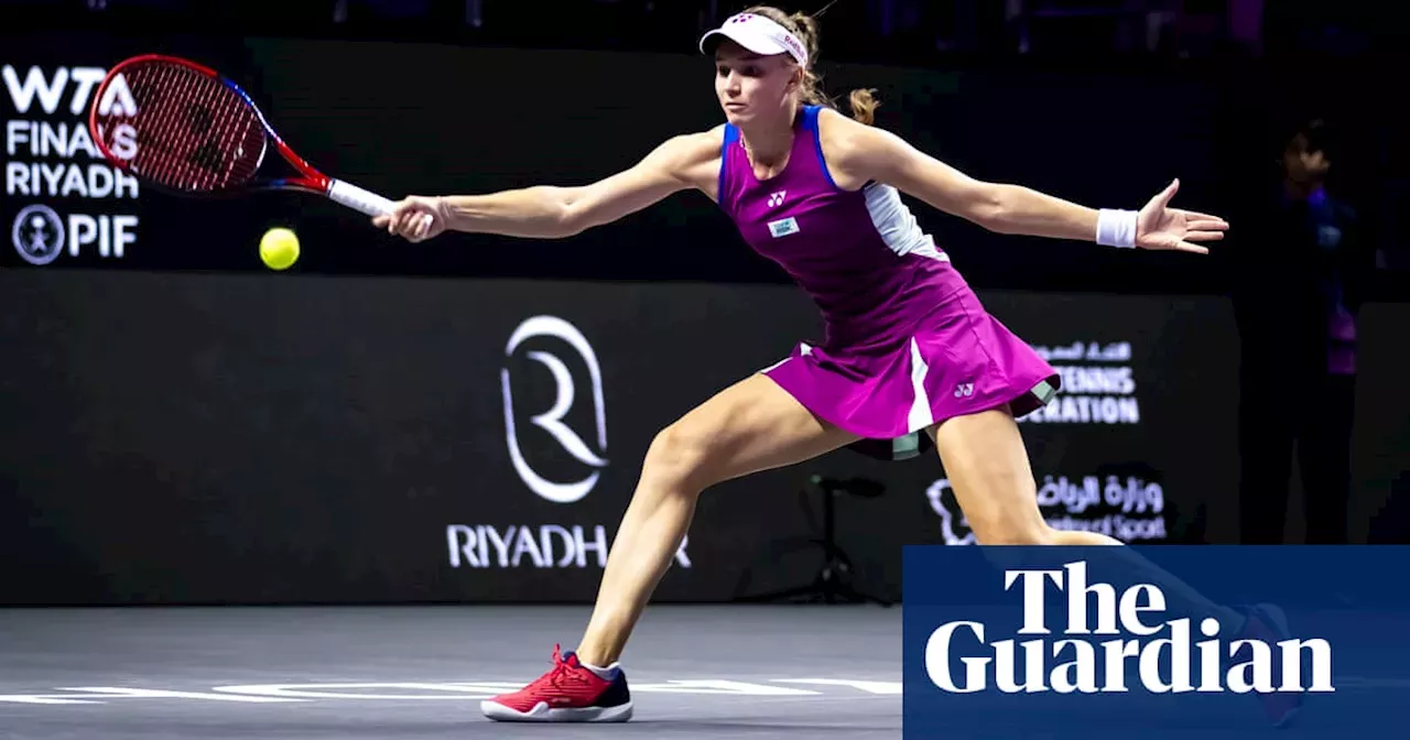 Struggling Elena Rybakina out of WTA Finals contention after second