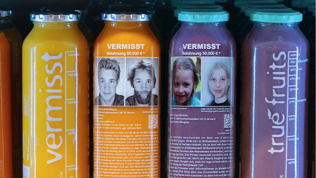 Ungewöhnliche Suchaktion - Fahndungsfotos auf Smoothies – Tipps bringen 50.000 €