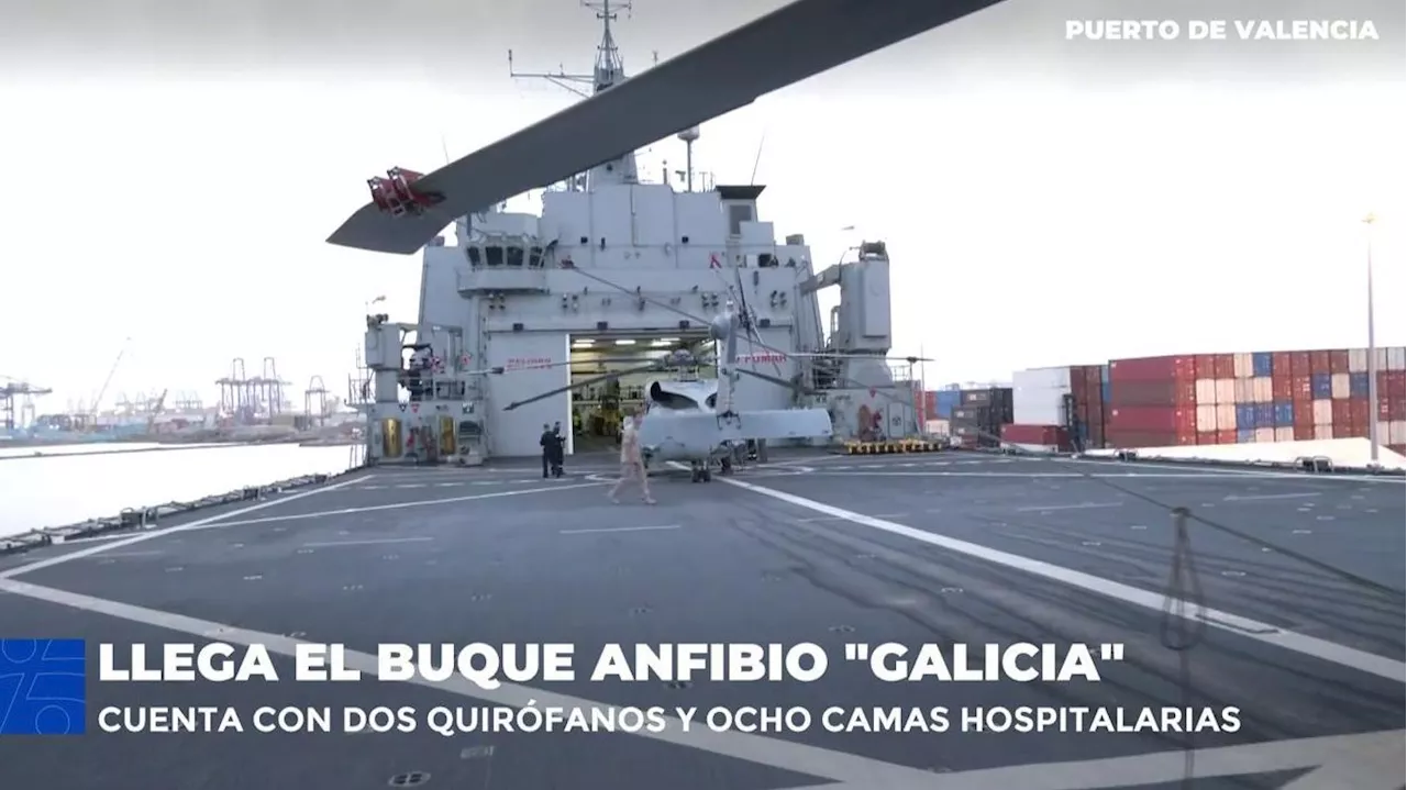 Nos adentramos en el buque anfibio 'Galicia' - Informativos Telecinco