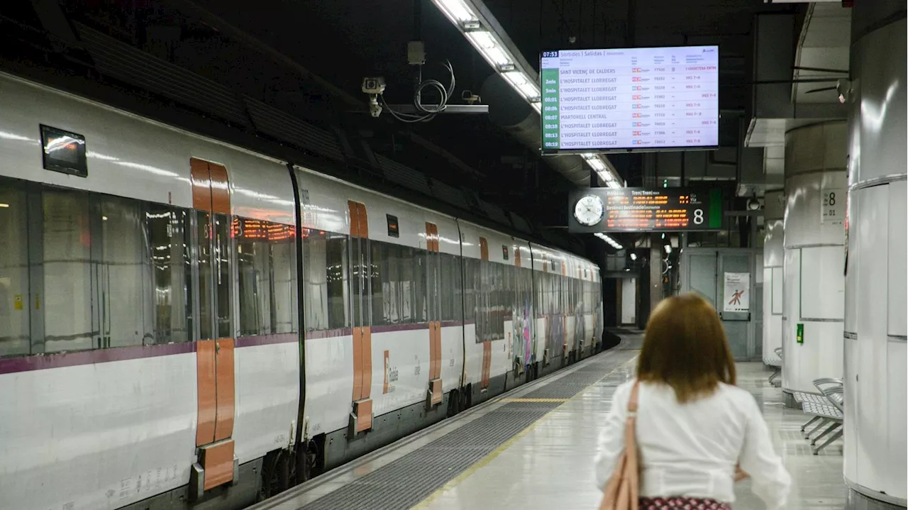 Suspendido todo el servicio de Rodalies en Cataluña por las intensas lluvias