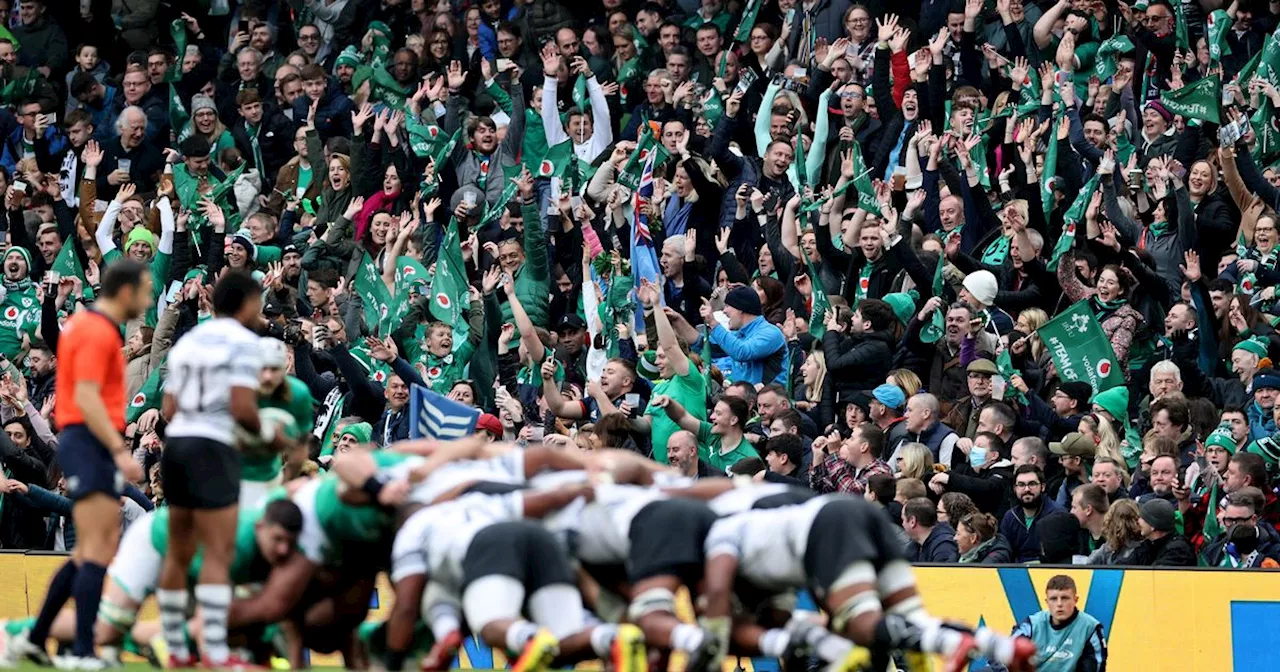 IRFU calls on Ireland fans to light up Aviva Stadium for special All Blacks show