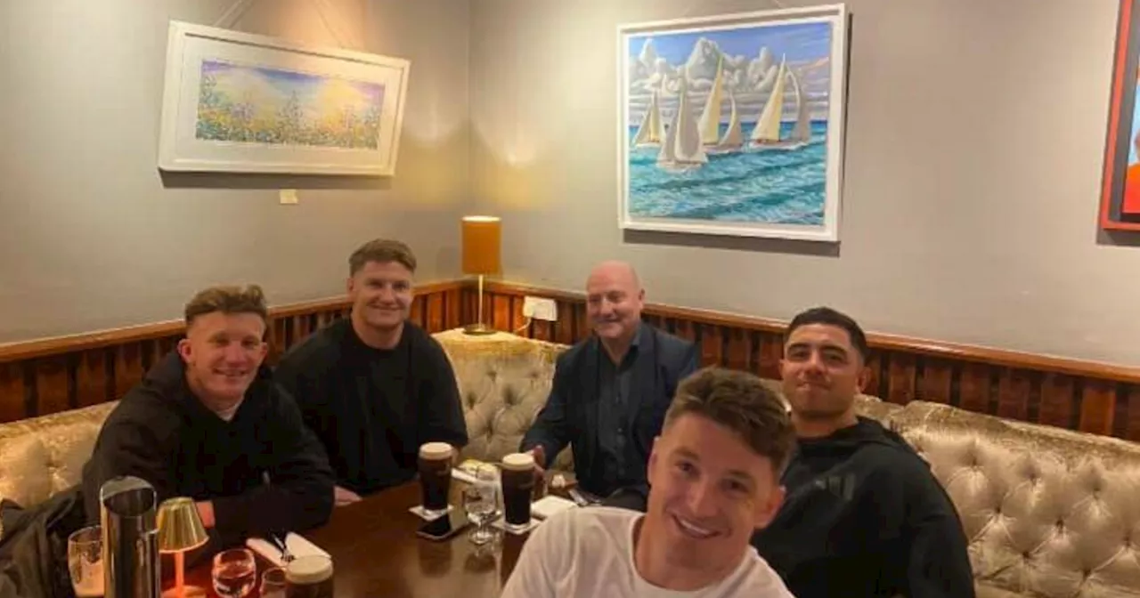 New Zealand rugby stars enjoy pints of Guinness in Dublin ahead of Ireland clash