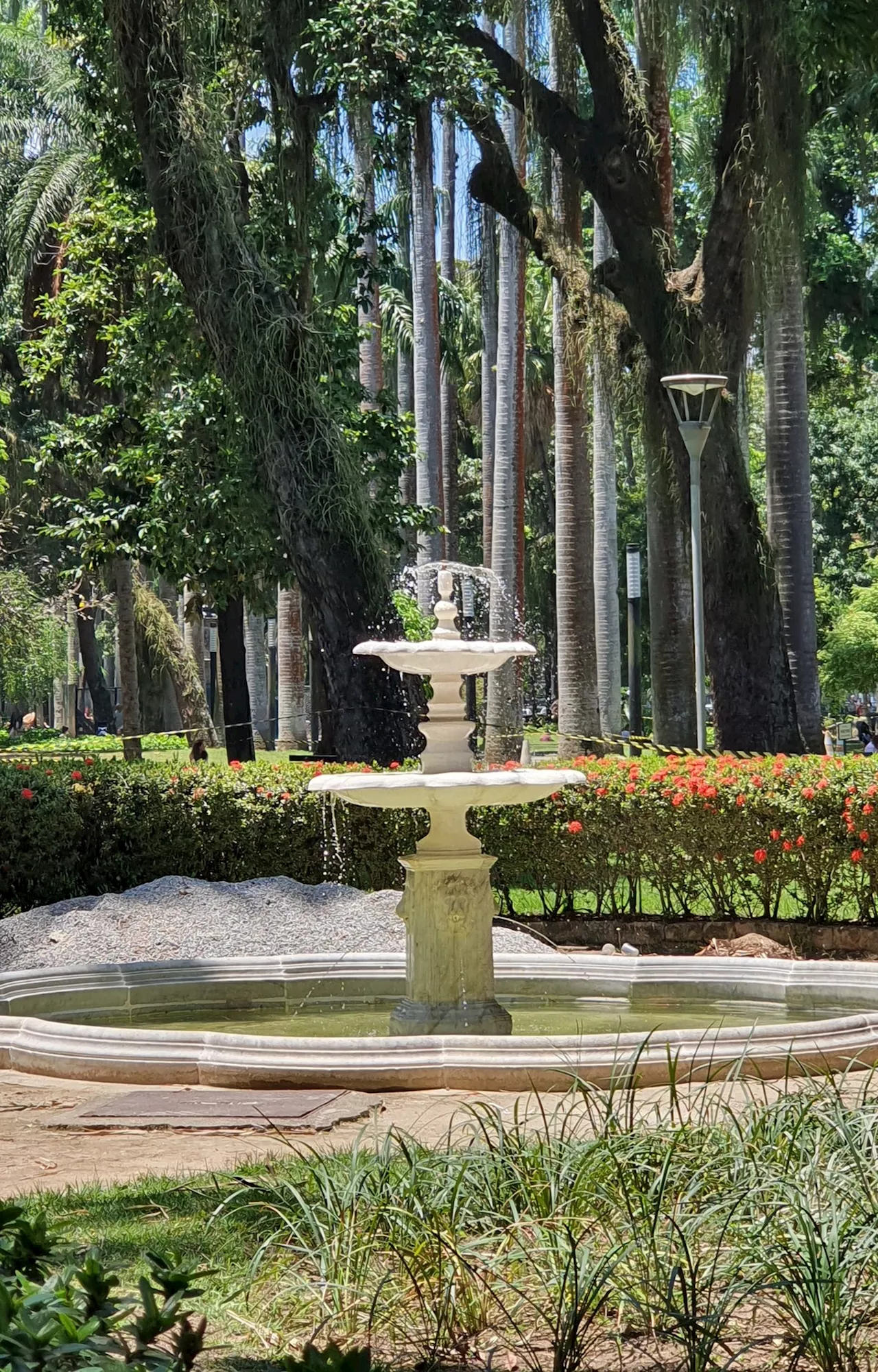 Com entrega dos chafarizes, projeto de revitalização dos jardins do Museu da República chega ao fim