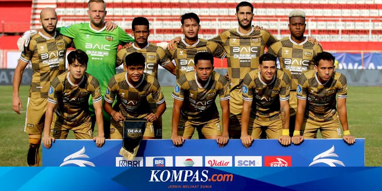 Dewa United Suarakan Kekecewaan soal Keputusan Wasit Saat Lawan Borneo