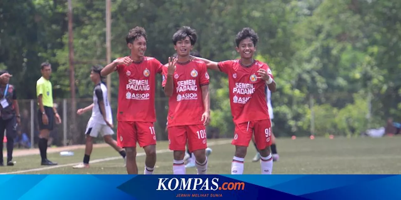 EPA U18: Semen Padang-ASIOP Revans, Curi Kemenangan di Kandang Persija