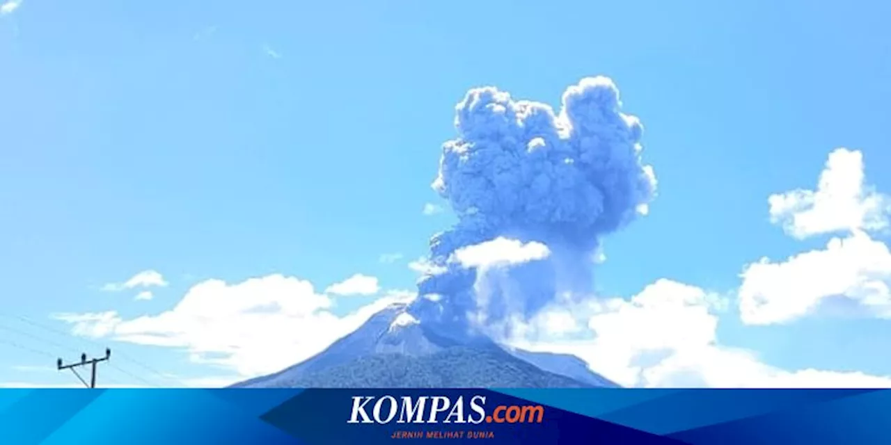 Detik-detik Gunung Lewotobi Laki-laki Meletus, Ada Suara Dentuman