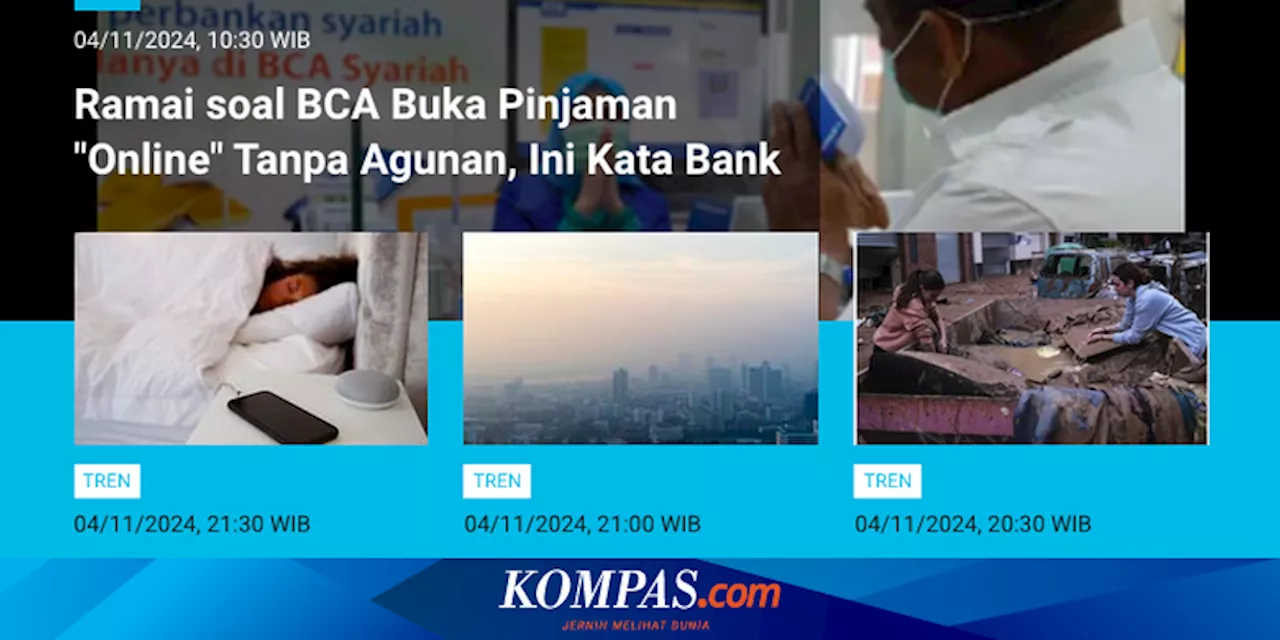 [POPULER TREN] Benarkah BCA Buka Pinjaman 'Online' Tanpa Agunan? | Kompolnas Desak Polri Tangkap Artis Promo Judi