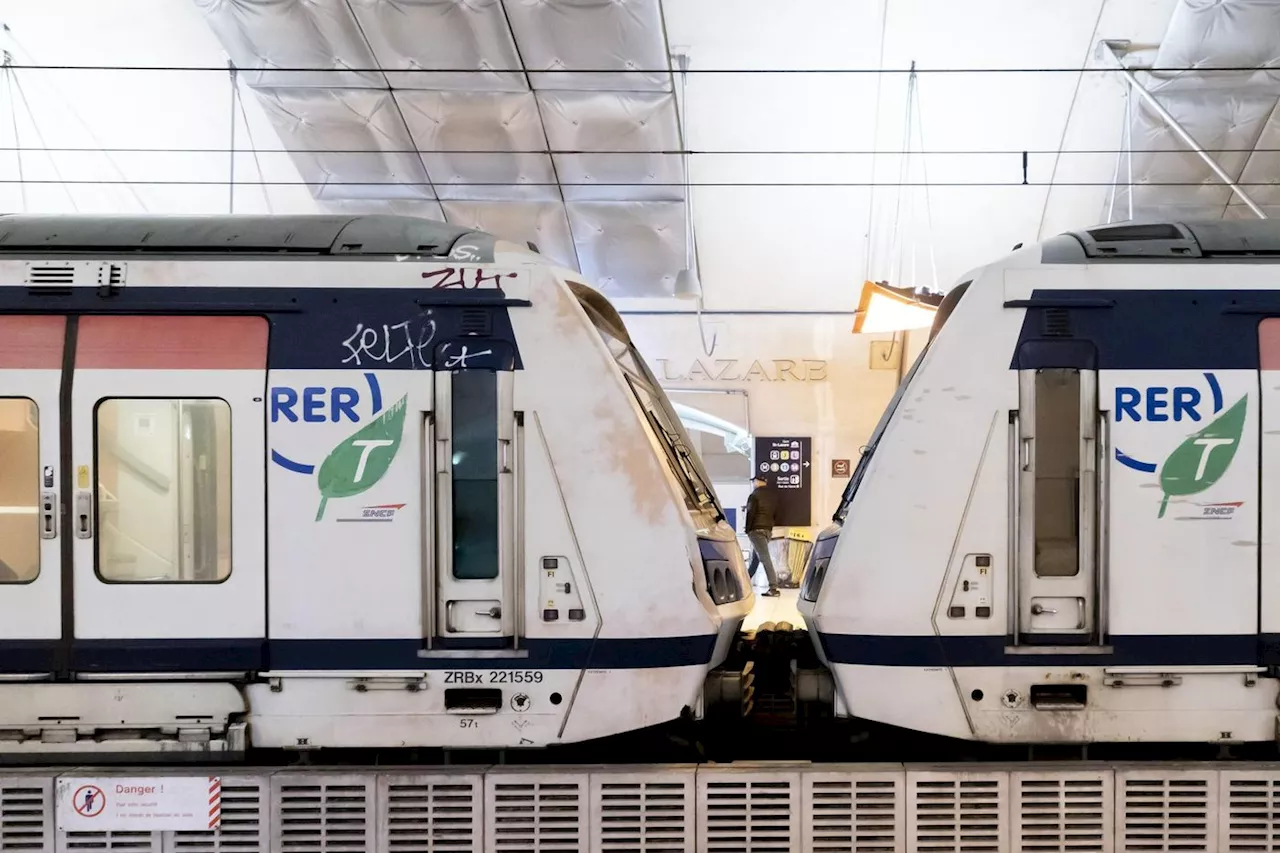 Île-de-France : quatre personnes blessées à coups de hache dans le RER E