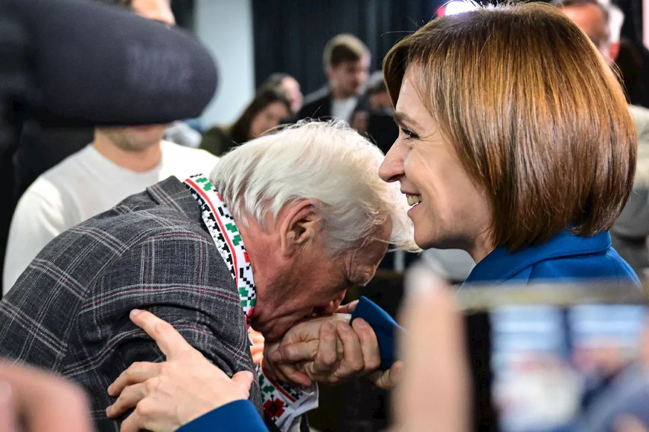 Soulagement en Europe après la victoire de la présidente moldave Maia Sandu