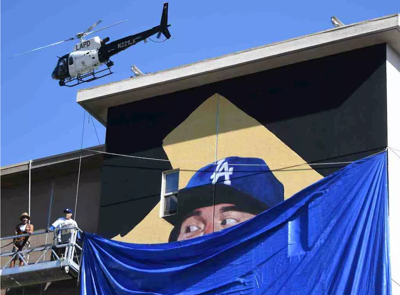 Mural honoring late Dodgers great Fernando Valenzuela unveiled in Boyle Heights