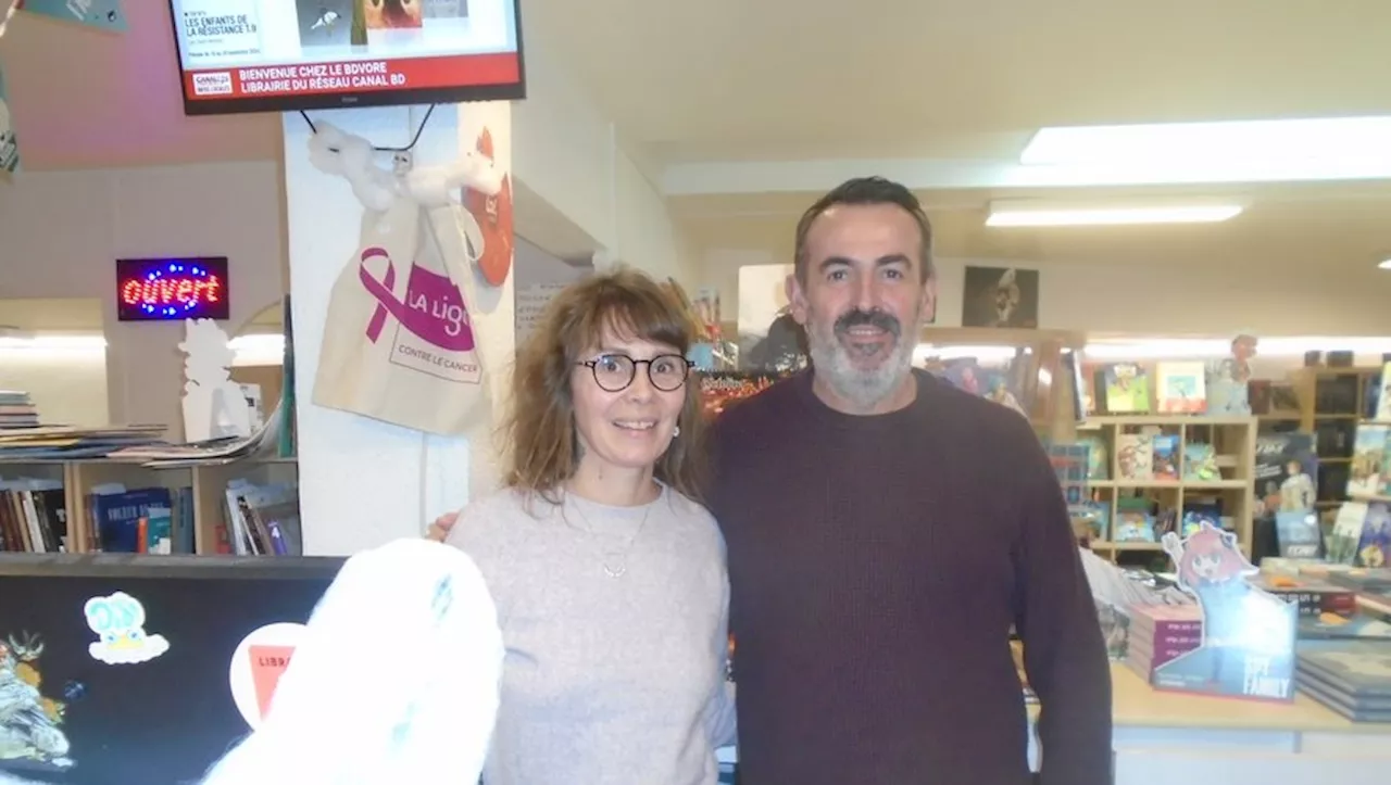Vincent et Pascale : le renouveau de la librairie BDvore, temple du 9e art à Tarbes