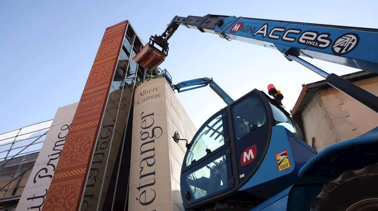 À Aix-en-Provence, le démontage des grands livres de la bibliothèque Méjanes a commencé