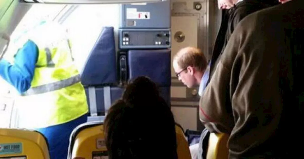 Prince William sits next to passengers on Ryanair flight without them