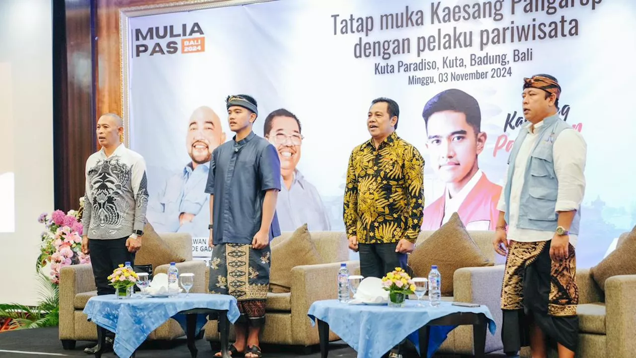 Dampingi Calon Bupati Badung, Kaesang : Pak Suyadinata Akan Temui Joko Widodo