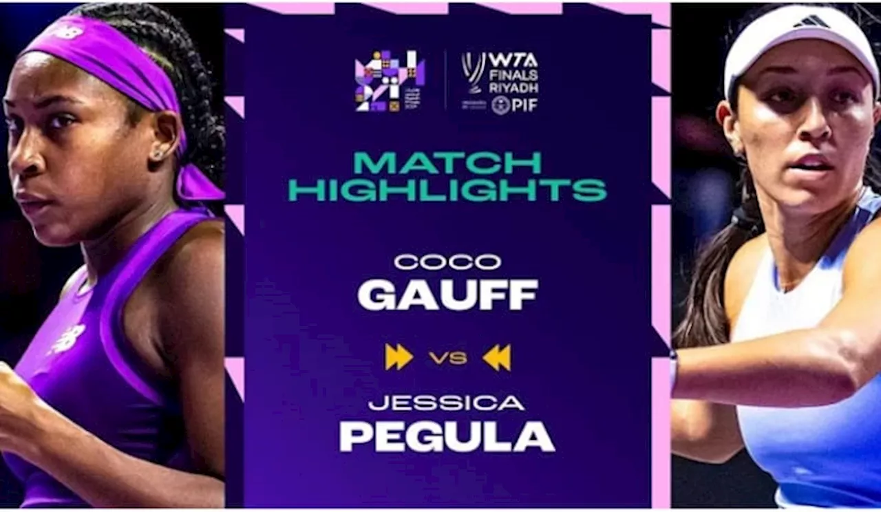 Previu WTA Finals Coco Gauff Vs Iga Swiatek