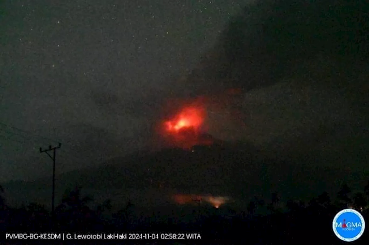 PVMBG Sampaikan Peringatan Dini Gunung Lewotobi Laki-Laki sejak 1 November