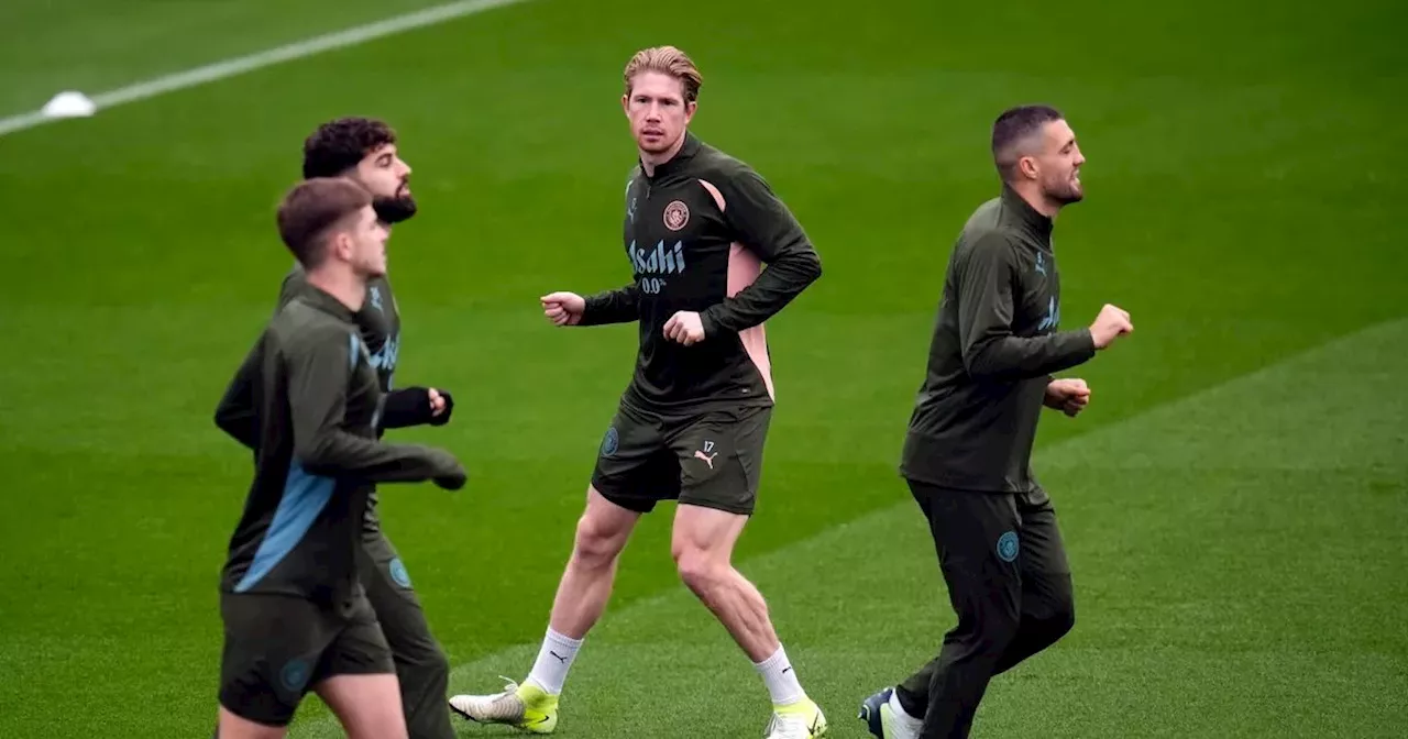 Man City learn John Stones injury update as 24 players train before Sporting Champions League trip