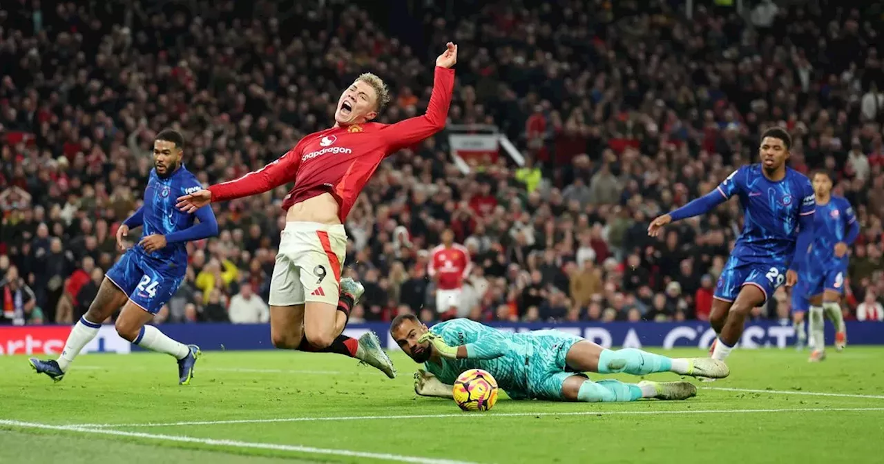 Man Utd handed new Rasmus Hojlund penalty verdict vs Chelsea amid VAR theory