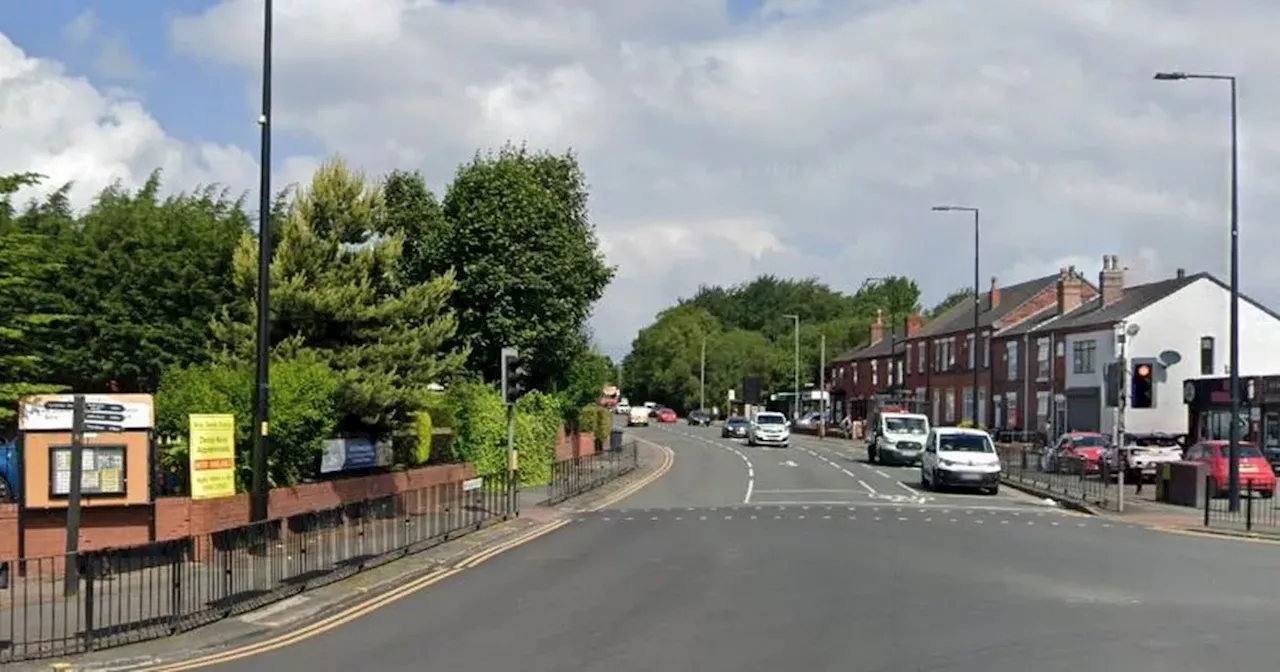 Police tape off main road following reports of person 'hit by car'