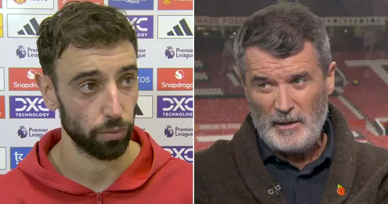 Roy Keane tears into Man United star Bruno Fernandes for Erik ten Hag sack apology