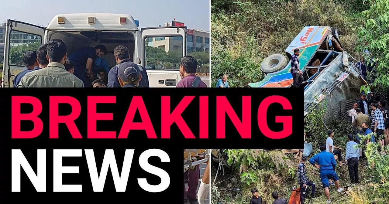 India bus crash: At least 36 dead after bus crashes into ditch