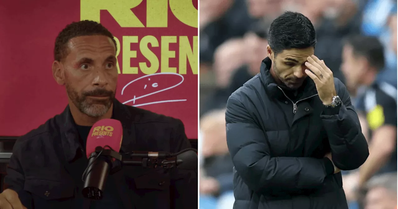 Rio Ferdinand questions two Mikel Arteta decisions after Arsenal loss