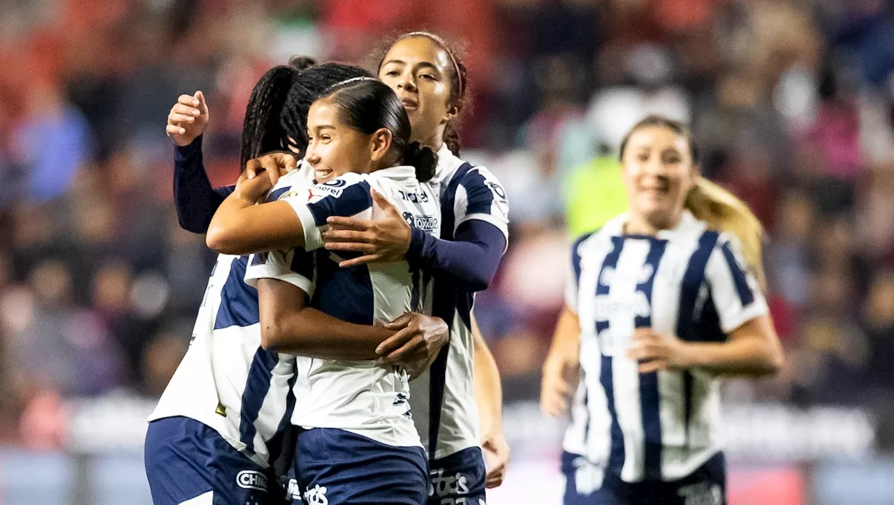 Rayadas se quedan con el liderato de la Liga MX Femenil tras vencer a Tijuana