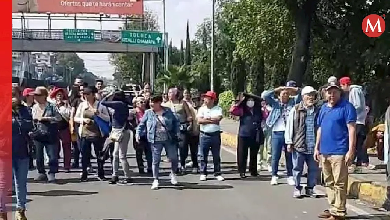 Tras bloqueo, liberan boulevard Luis Donaldo Colosio en Naucalpan