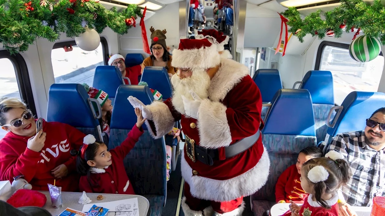 Board Metrolink's adorable Holiday Express Trains in five SoCal cities