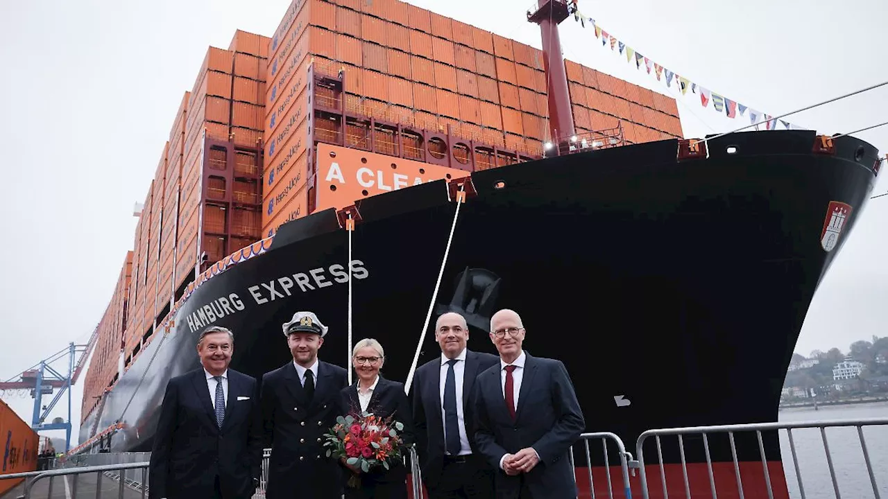 Hamburg & Schleswig-Holstein: Hapag-Lloyd tauft Megafrachter 'Hamburg Express'