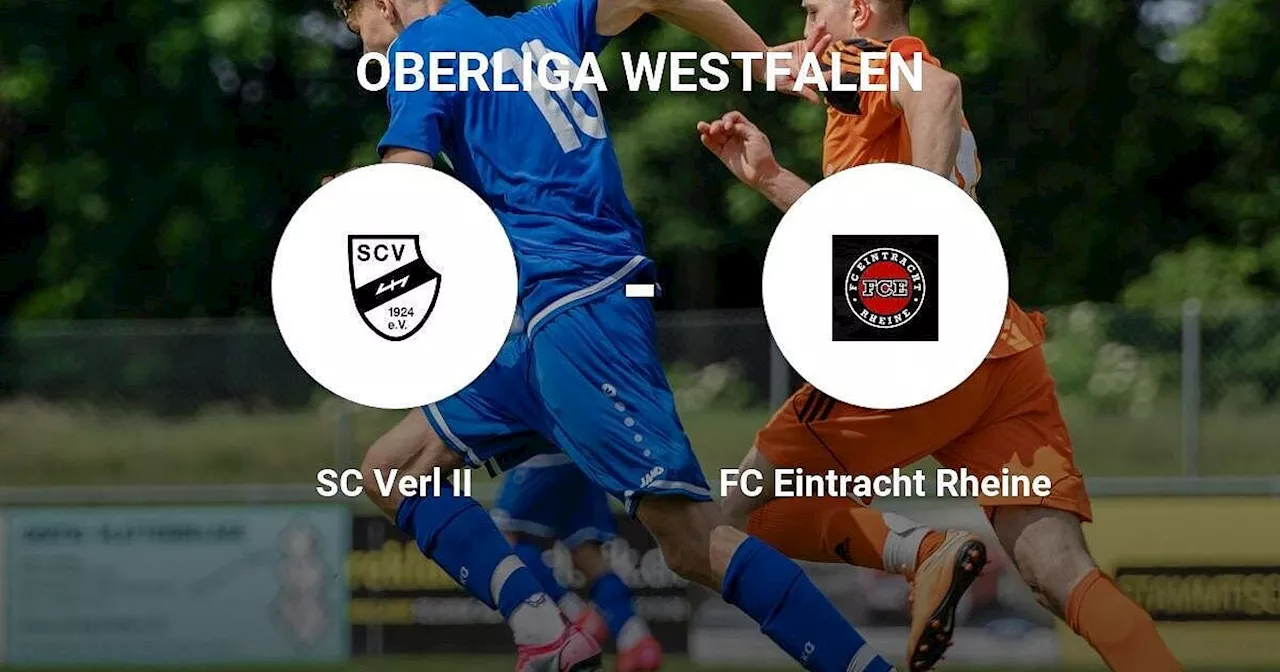 FC Eintracht Rheine erzielt knappen Erfolg gegen SC Verl II