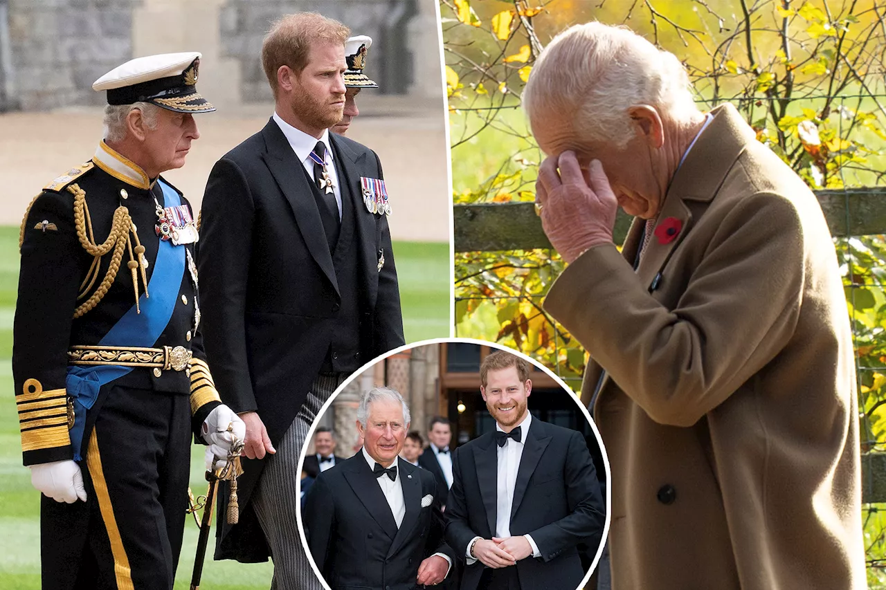 King Charles fears 'serious legal jeopardy' in rebuilding bridges with Prince Harry: report