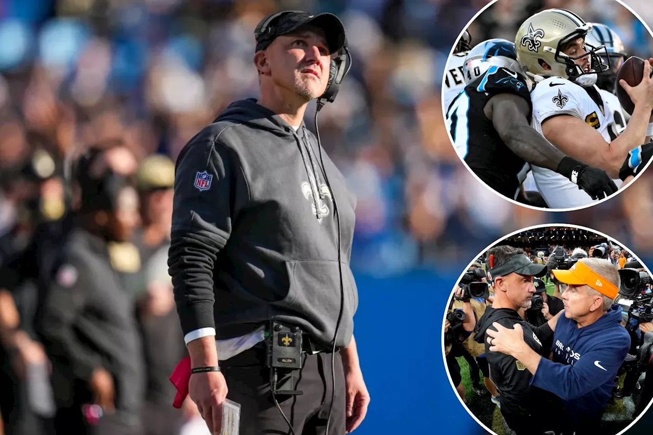 Saints fire Dennis Allen after humiliating loss to Panthers