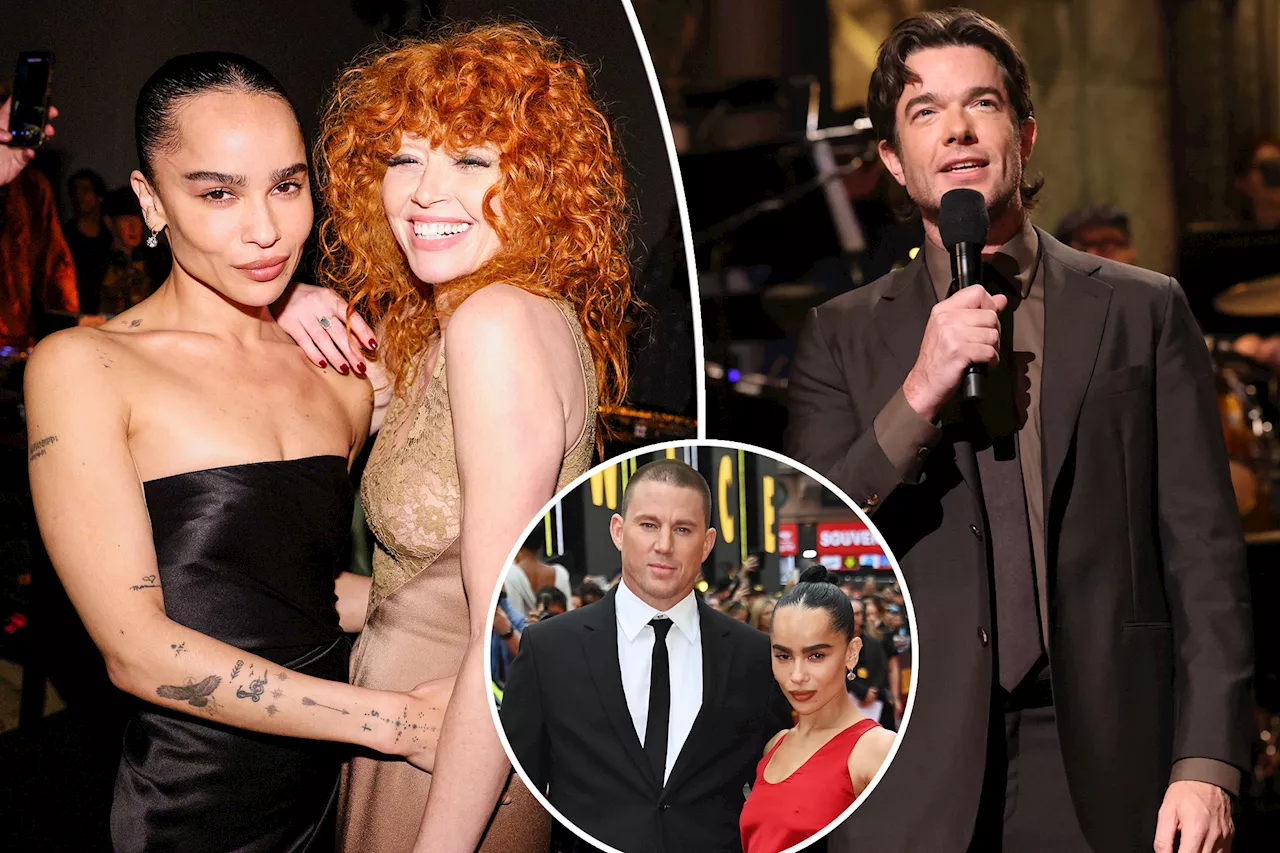  Newly single Zoë Kravitz has girls' night out at 'SNL' after-party with Natasha Lyonne following Channing Tatum split