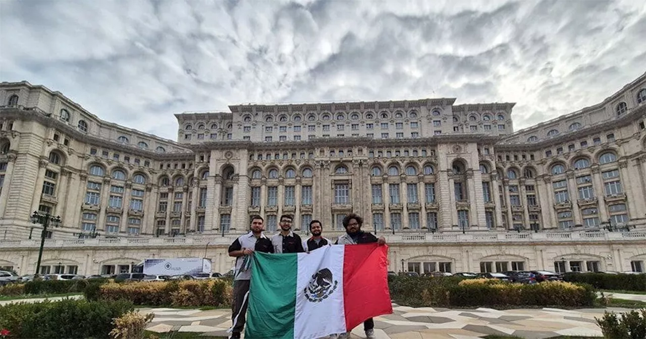 Estudiantes de Celaya ganan primer lugar en Robochallenge en Bucarest