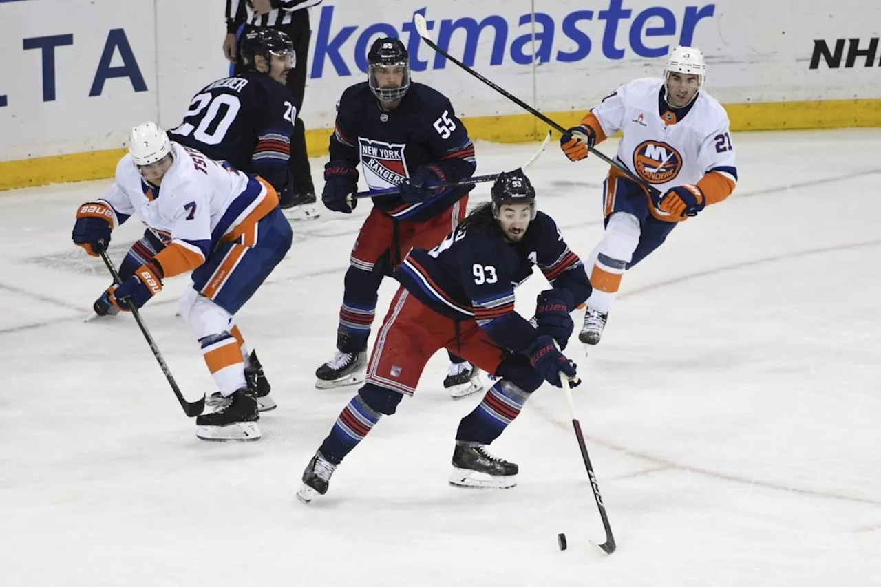 NHL roundup: Artemi Panarin scores twice as Rangers roll past Islanders 5-2