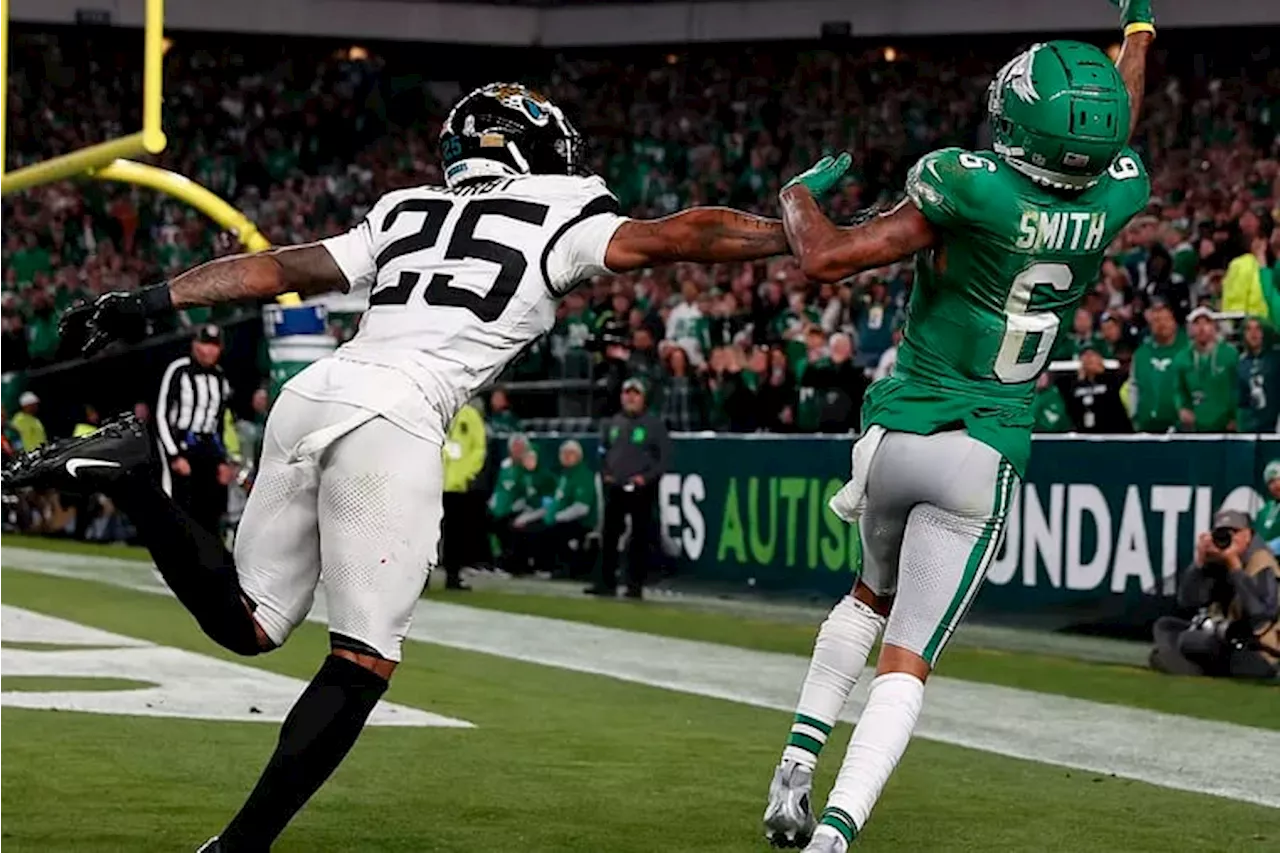 Saquon Barkley and DeVonta Smith’s talent rescued the Eagles against the Jaguars