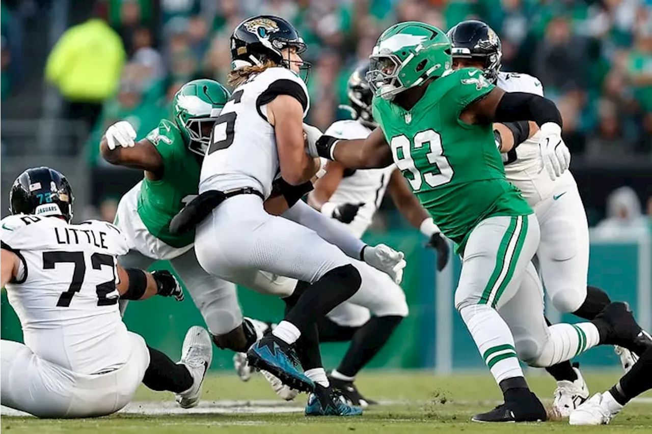 Eagles’ Bryce Huff did not play much against the Jags. Could a deal for an edge rusher be ahead?