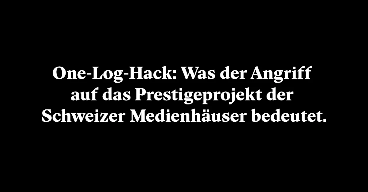 Ein Super-GAU für die Schweizer Medienwelt