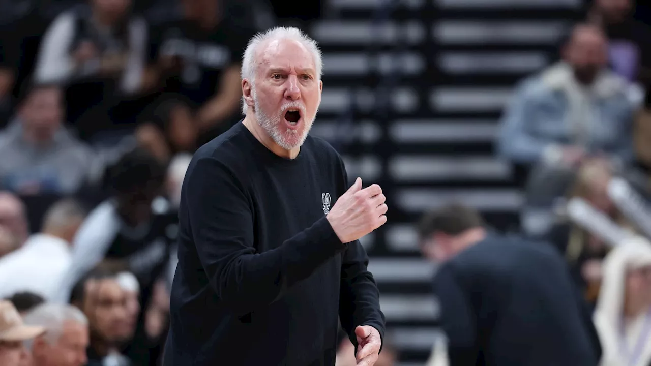 NBA: Popovich souffrant, les Spurs de Wembanyama privés de leur coach pour les prochains matchs