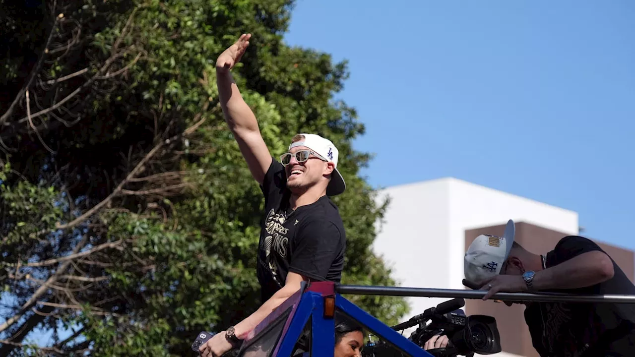 Kiké Hernández Stole the Show at World Series Parade By Taking Shots at Fat Joe