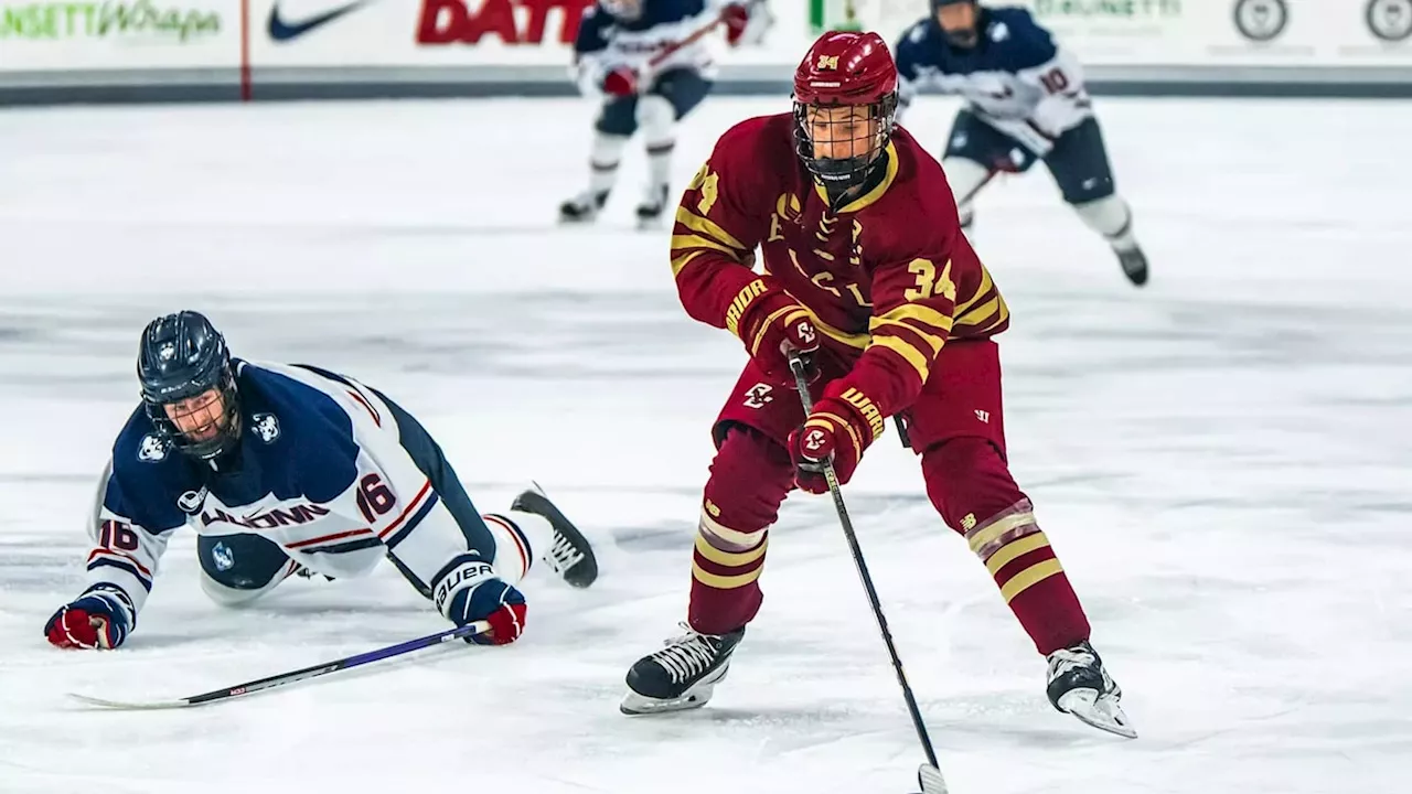 Two Boston College Men's Hockey Forwards Earn Conference Honors