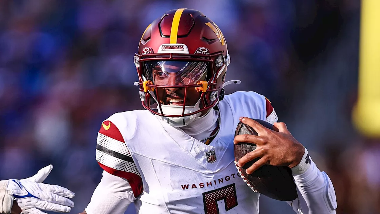 Washington Commanders QB Jayden Daniels Makes History with Season Sweep vs. Giants