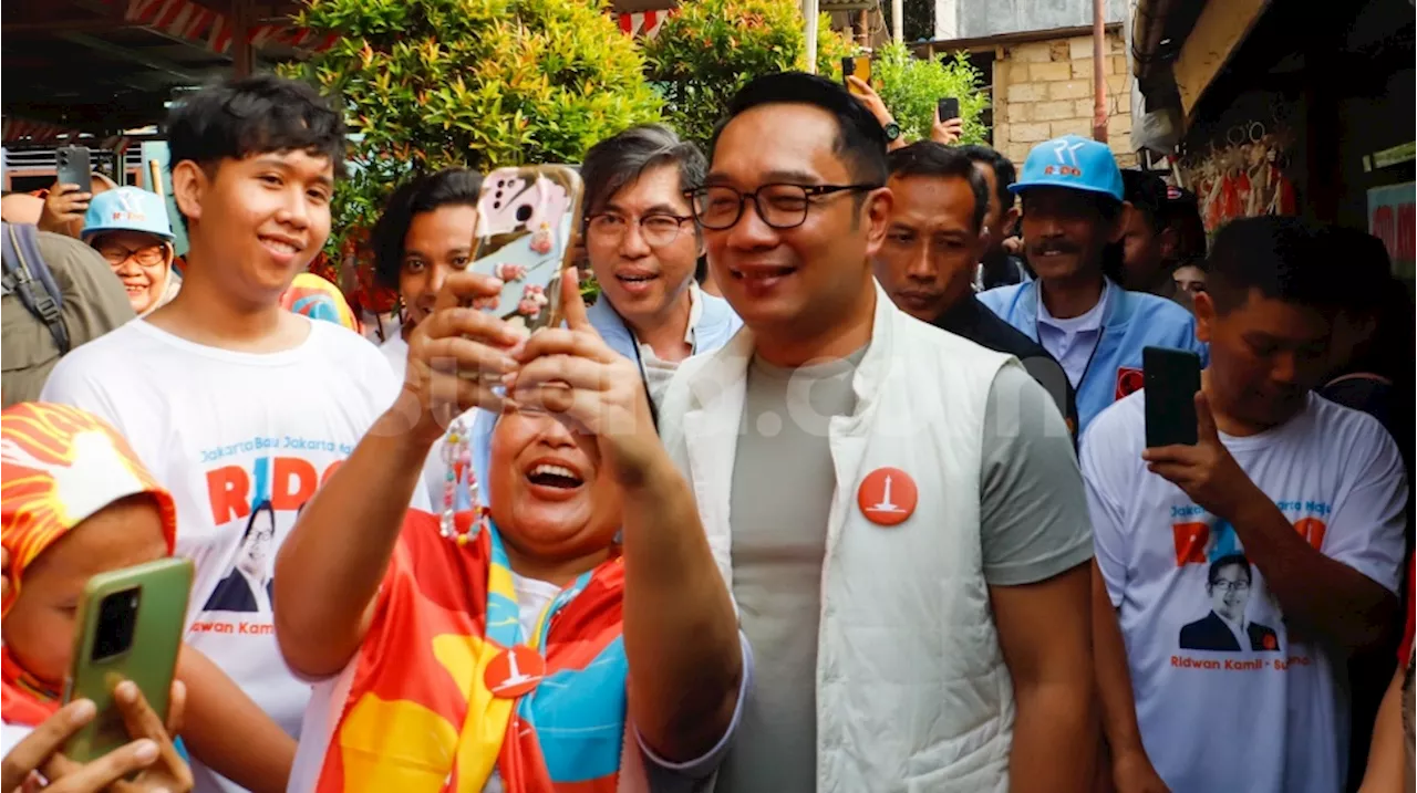 Bakal Viralkan Pasar Tanah Abang, Ridwan Kamil Janji Sering Belanja Bareng Istri jika Jadi Gubernur