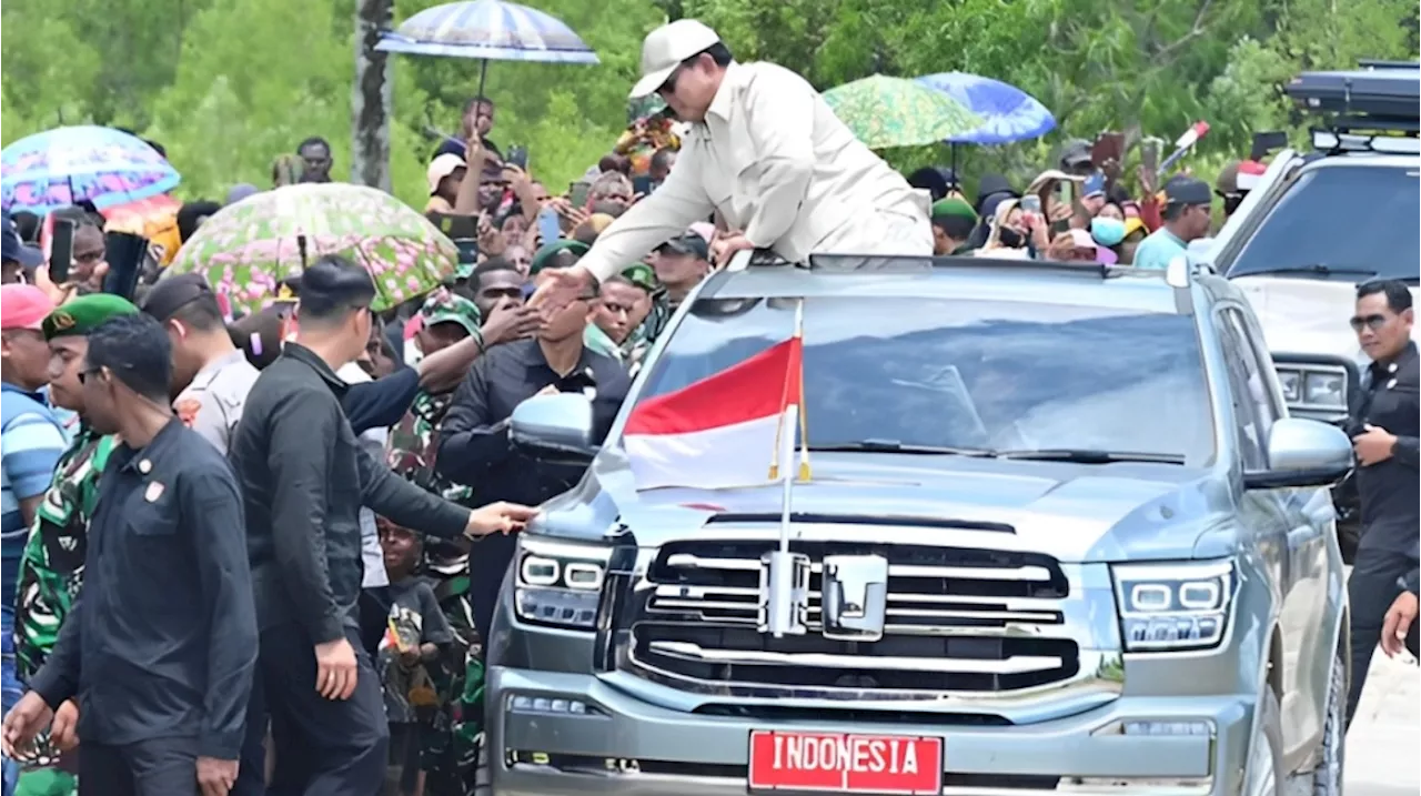 Maung Garuda Ditepikan Sementara, Prabowo Terciduk Gunakan Mobil Pabrikan China yang Tak Kalah Gagah