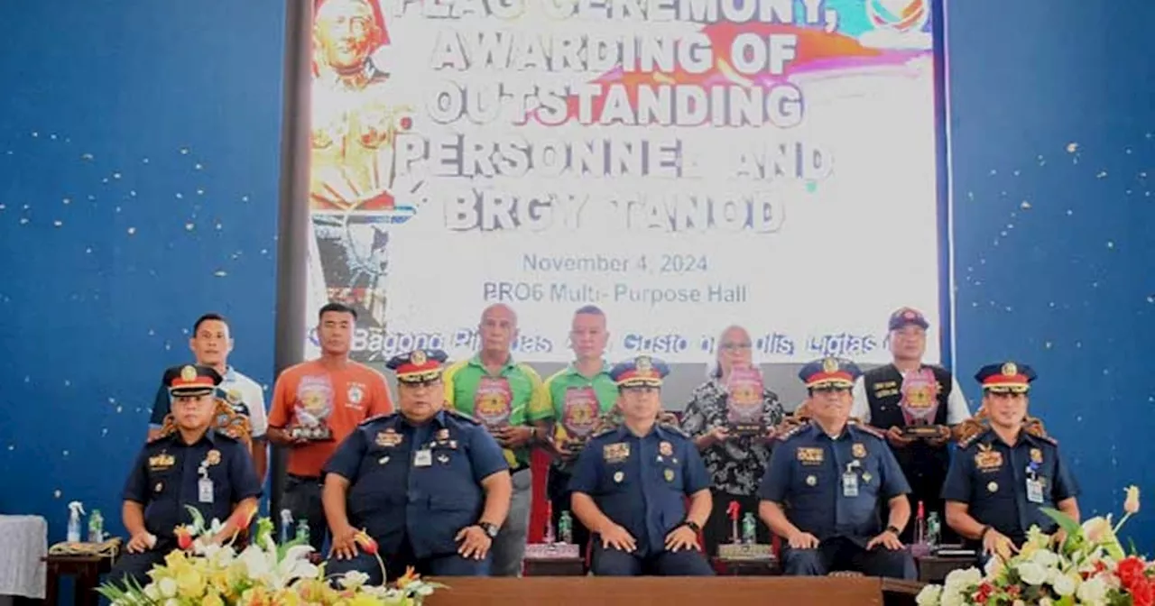 Western Visayas police, tanods honored for contributions