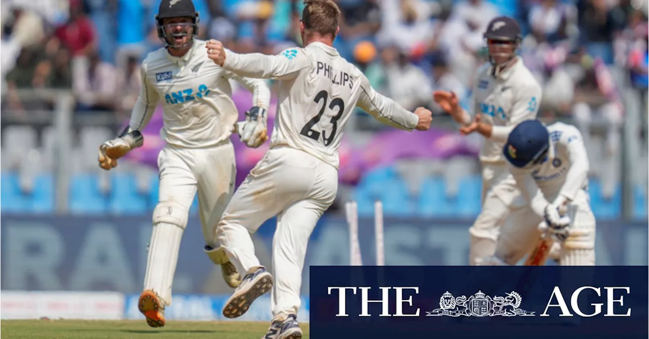 ‘It might awaken a sleeping giant’: Kiwis’ India thrashing leaves Australia wary