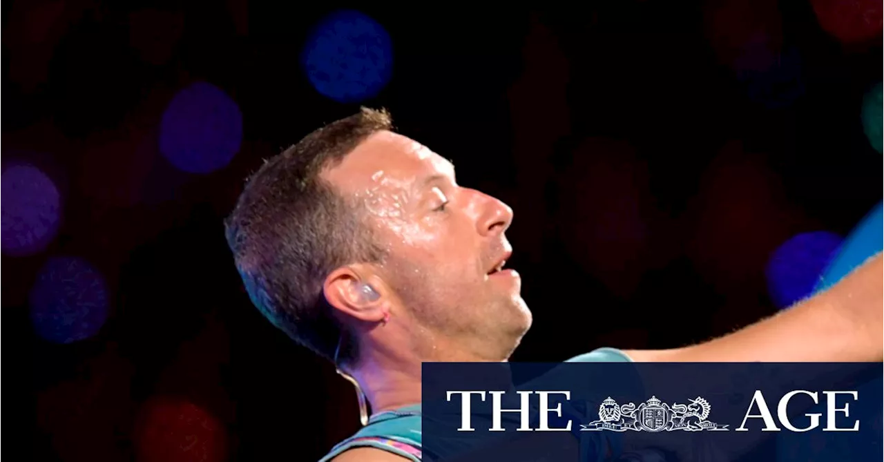 ‘That’s not planned’: Coldplay’s final Melbourne stadium show goes out with a bang